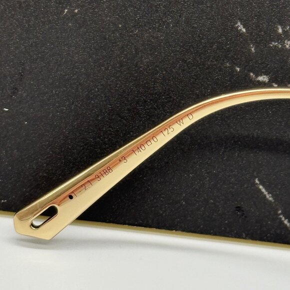 NEW DIOR DIORCLUB M2U 31B8 SHIELD GOLD/BLUE UNISEX SUNGLASSES DIOR main image 7